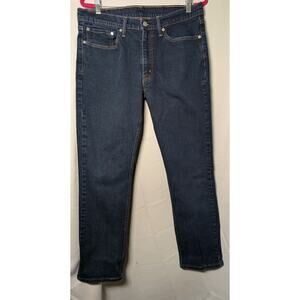 Levi's Men's 514 Straight Dark Wash Cowboy 36W 32L(653)